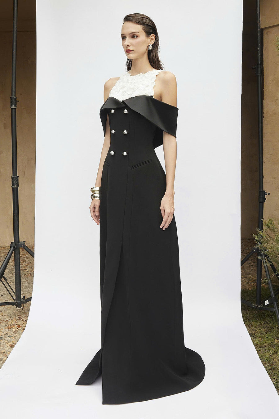 Magnolia Sheath Applique Maxi Dress 5