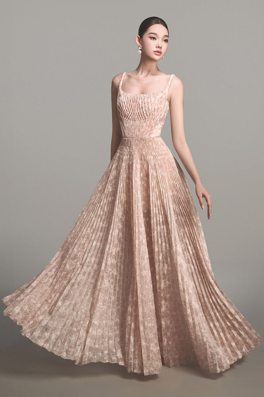 Pleated Maxi Dress 13
