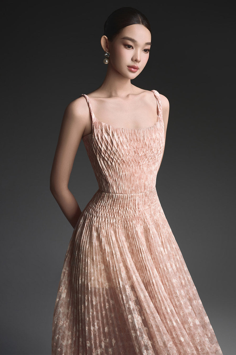 Pleated Maxi Dress 12