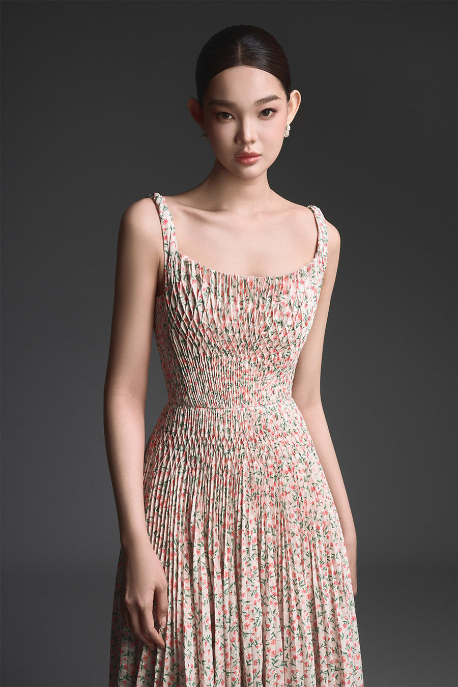 Pleated Maxi Dress 17