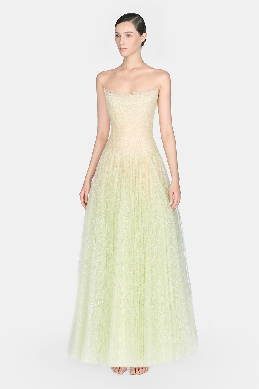 Draped Lace Maxi Dress 24