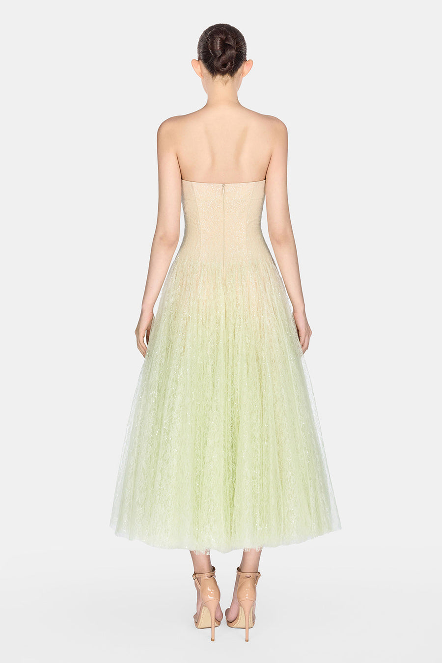 Draped Lace Midi Dress 28