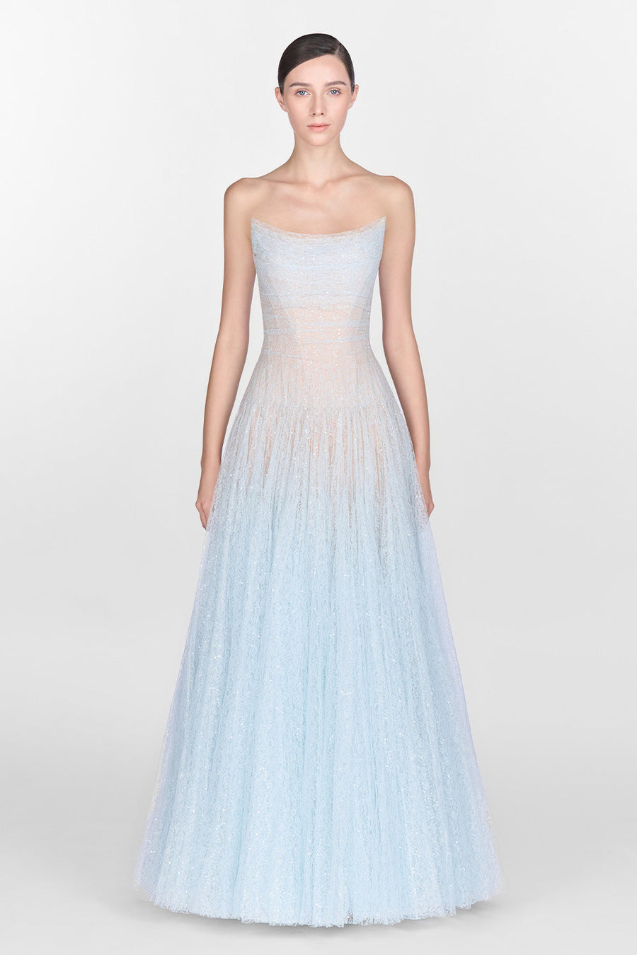 Draped Lace Maxi Dress 17