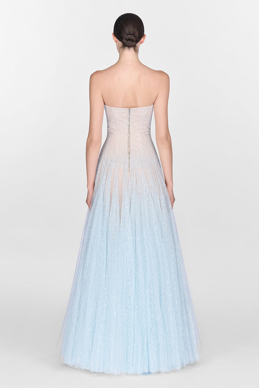 Draped Lace Maxi Dress 20