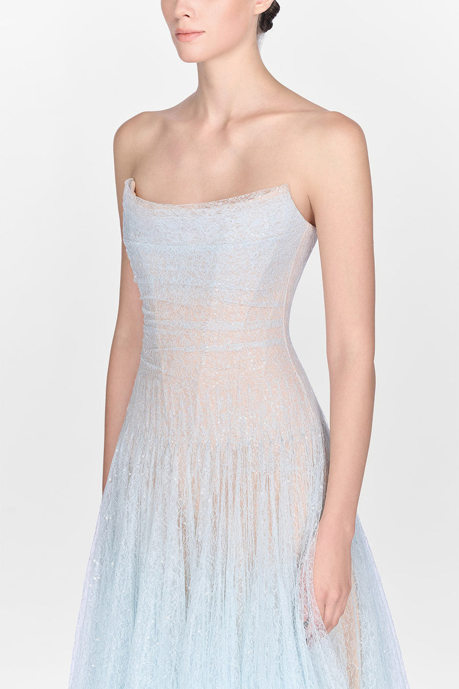 Draped Lace Maxi Dress 18
