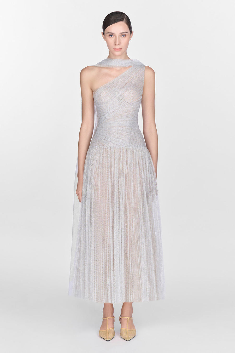 Draped Midi Dress 4