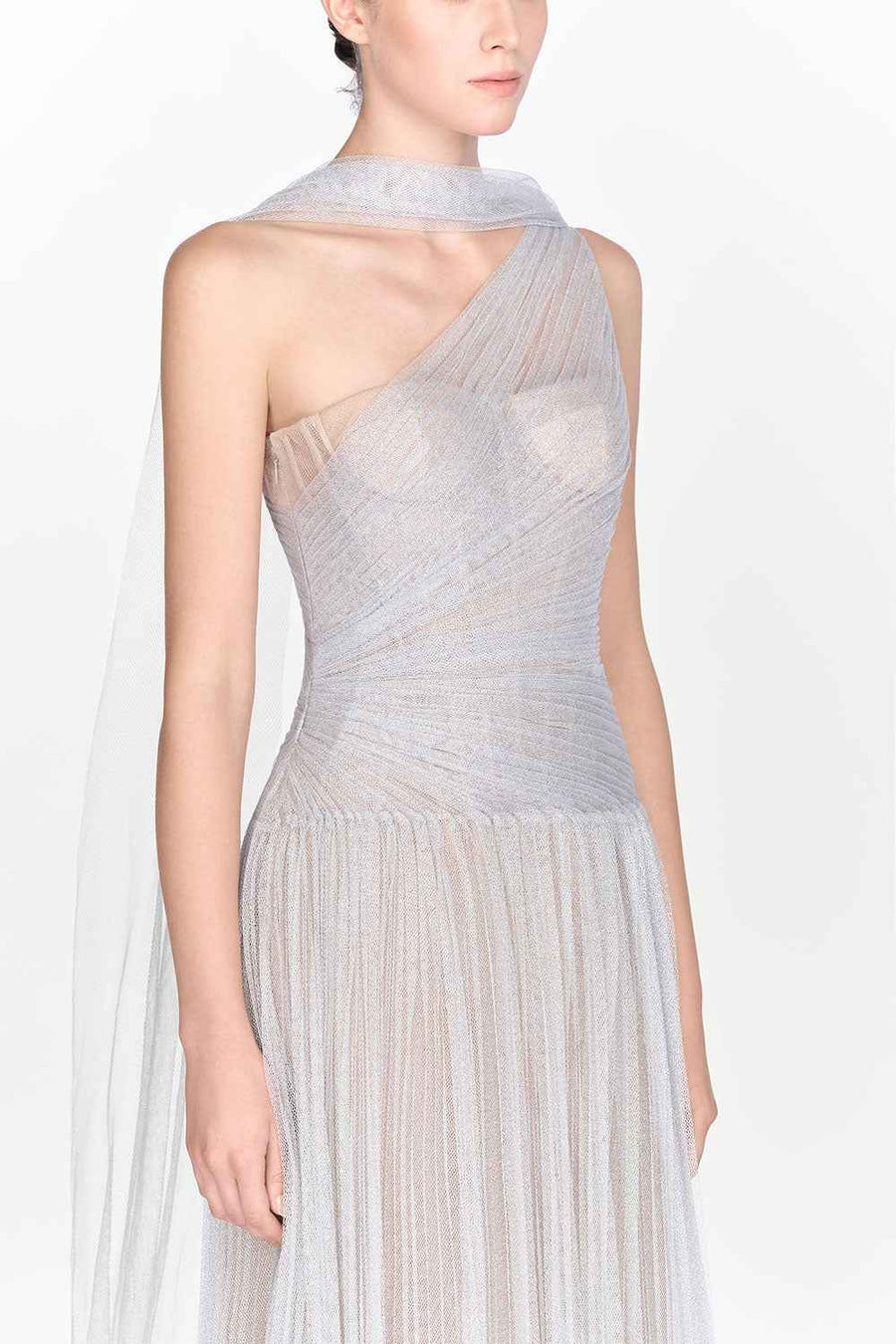 Draped Midi Dress