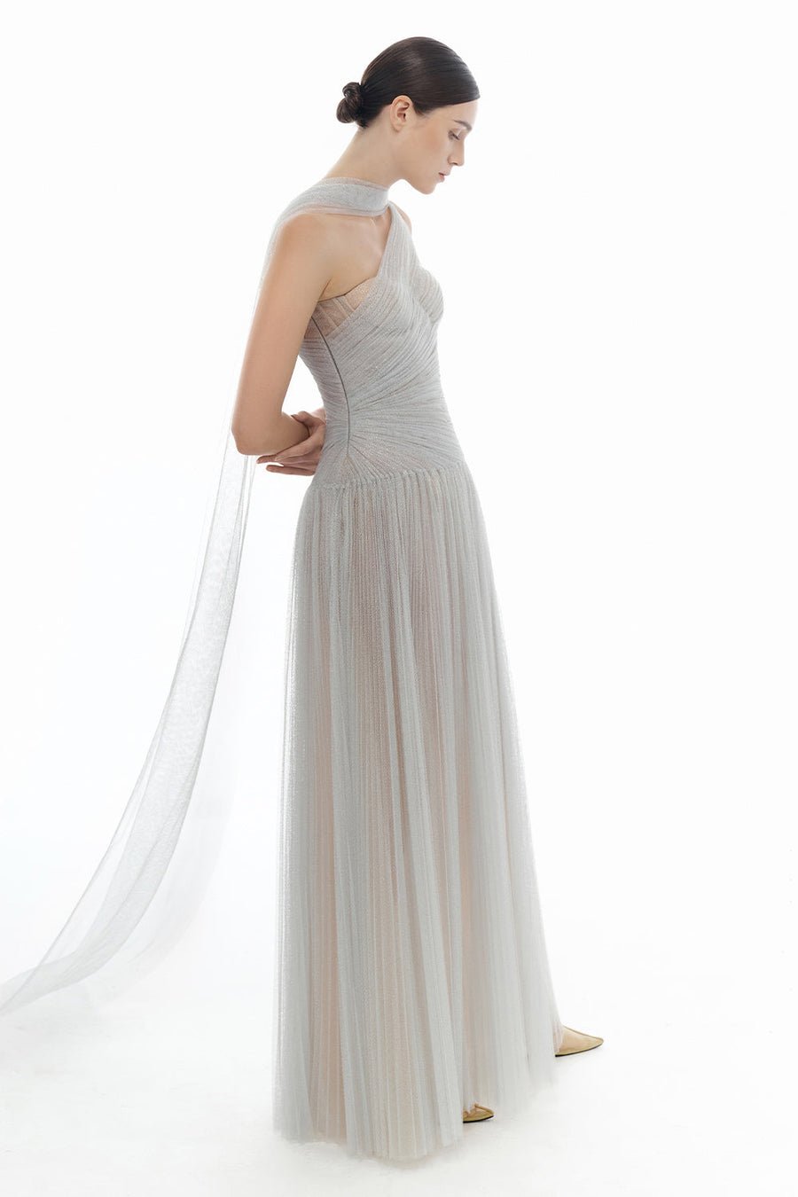 Draped Maxi Dress 5