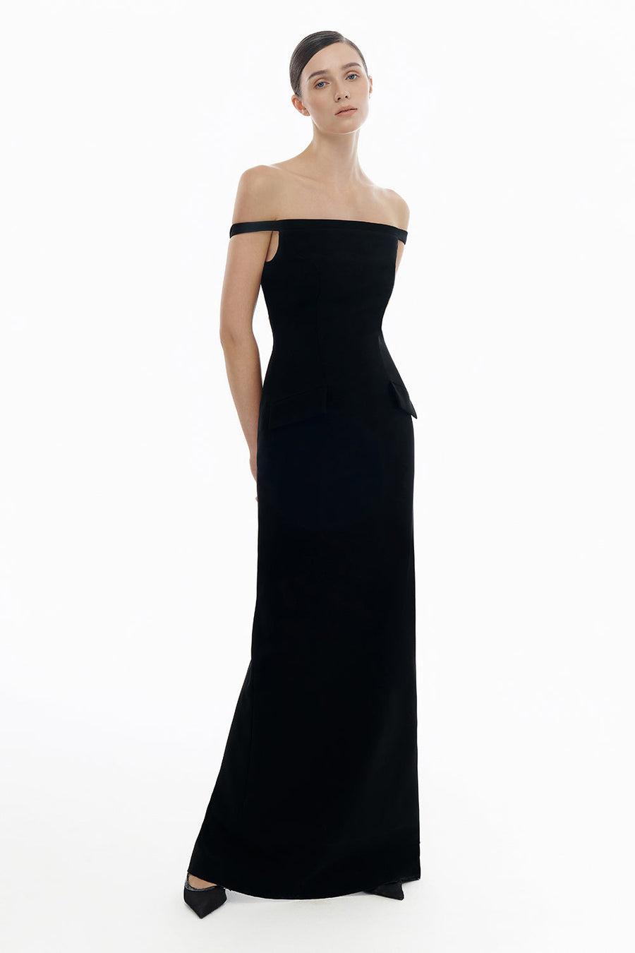 Black Pearl Beaded Maxi Dress 7