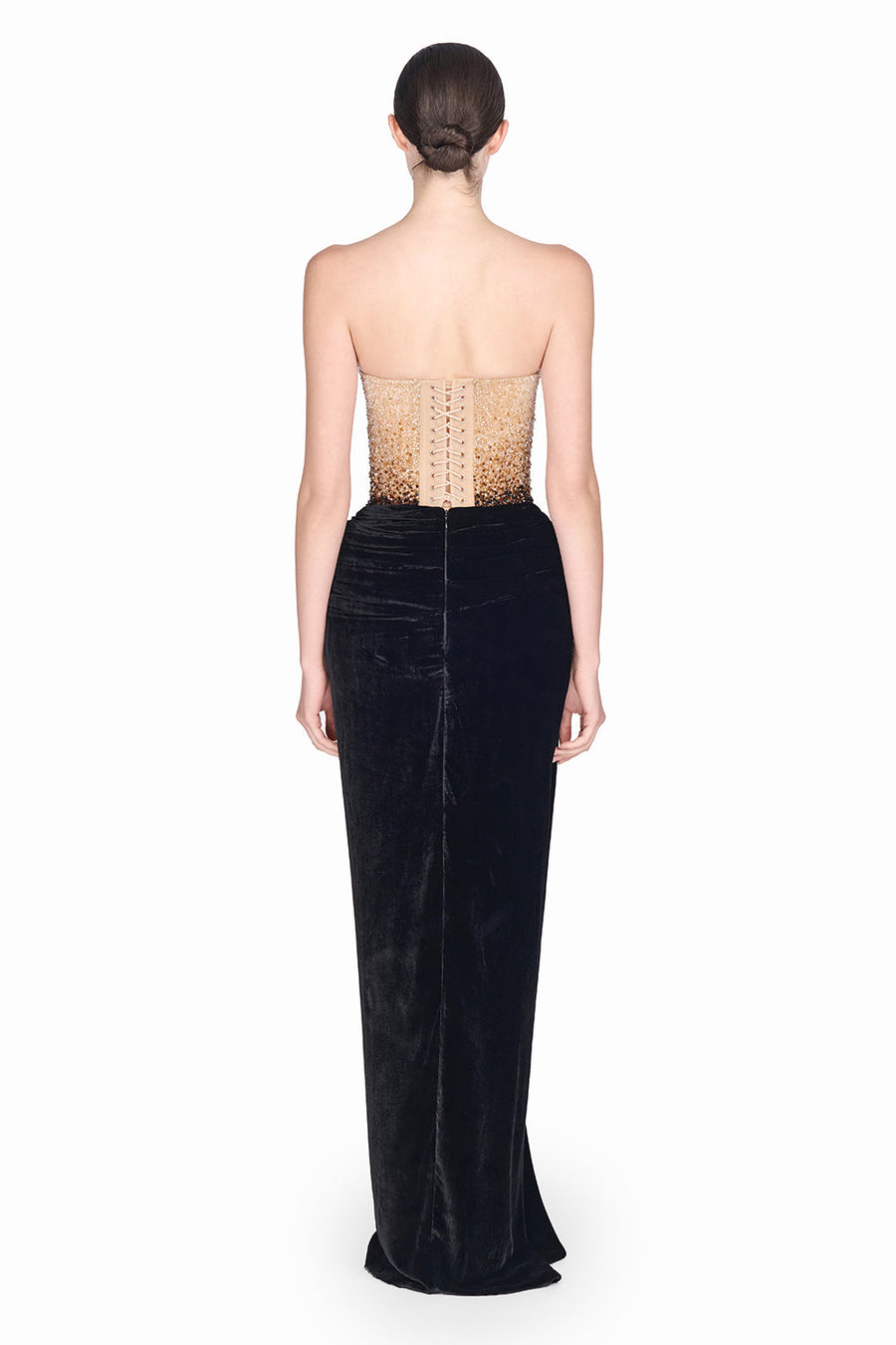 Black Champagne Crystalized Dress 12