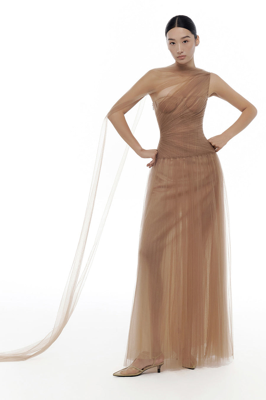 Draped Maxi Dress 32