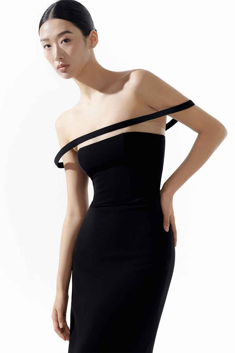 Black Orbit Maxi Dress