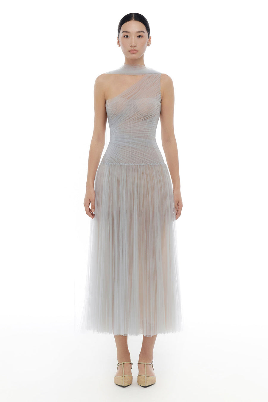Draped Midi Dress 22