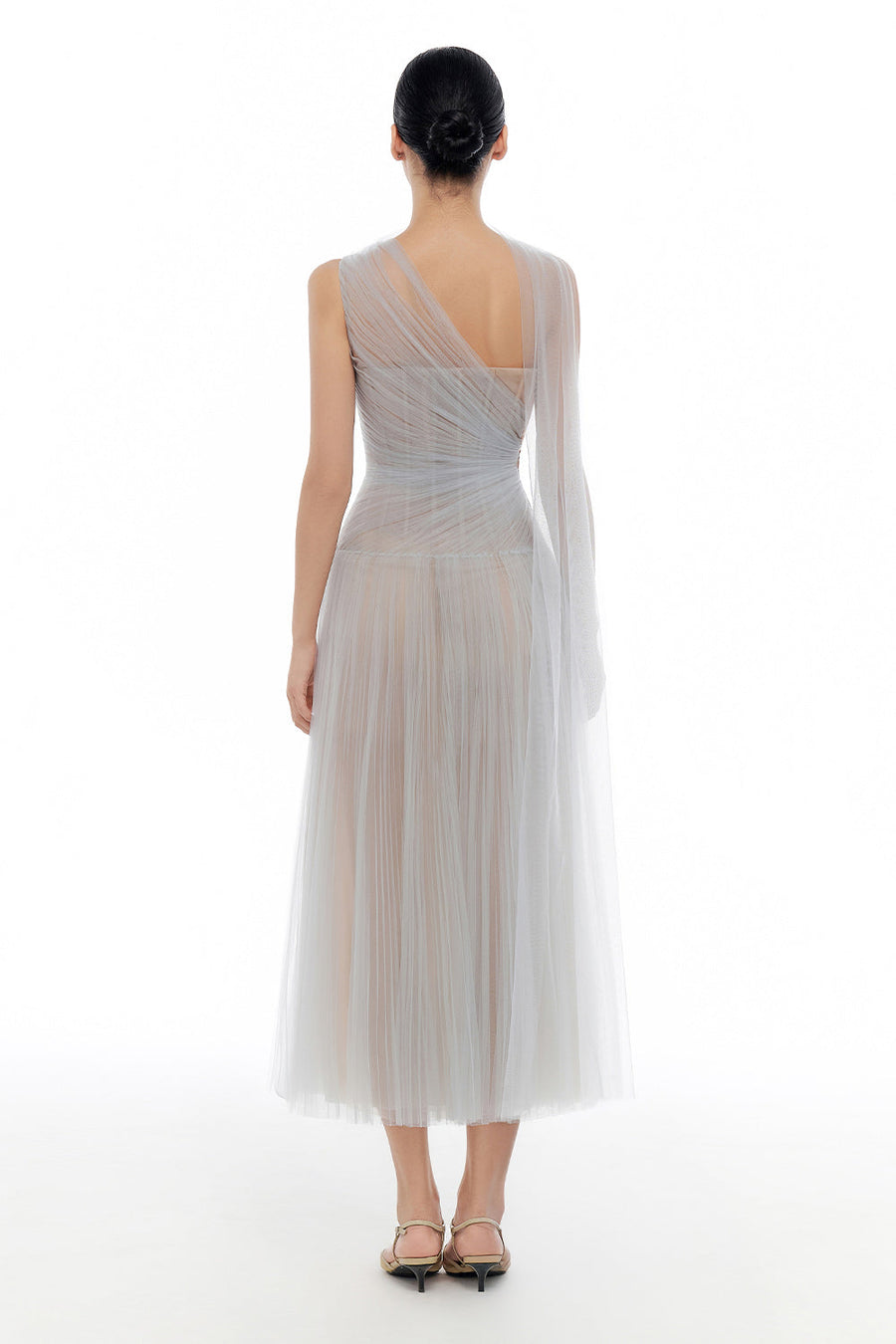Draped Midi Dress 24