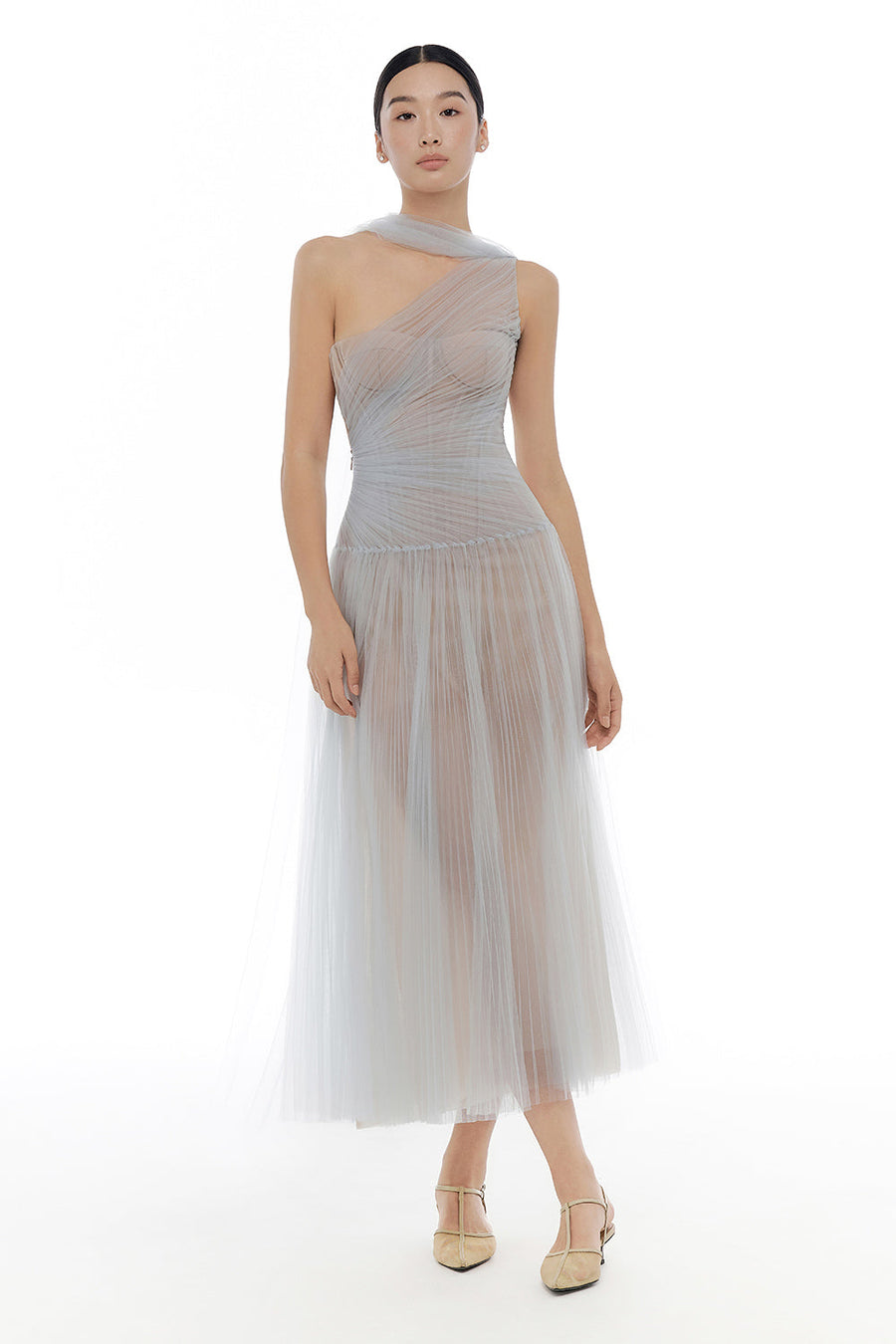 Draped Midi Dress 25