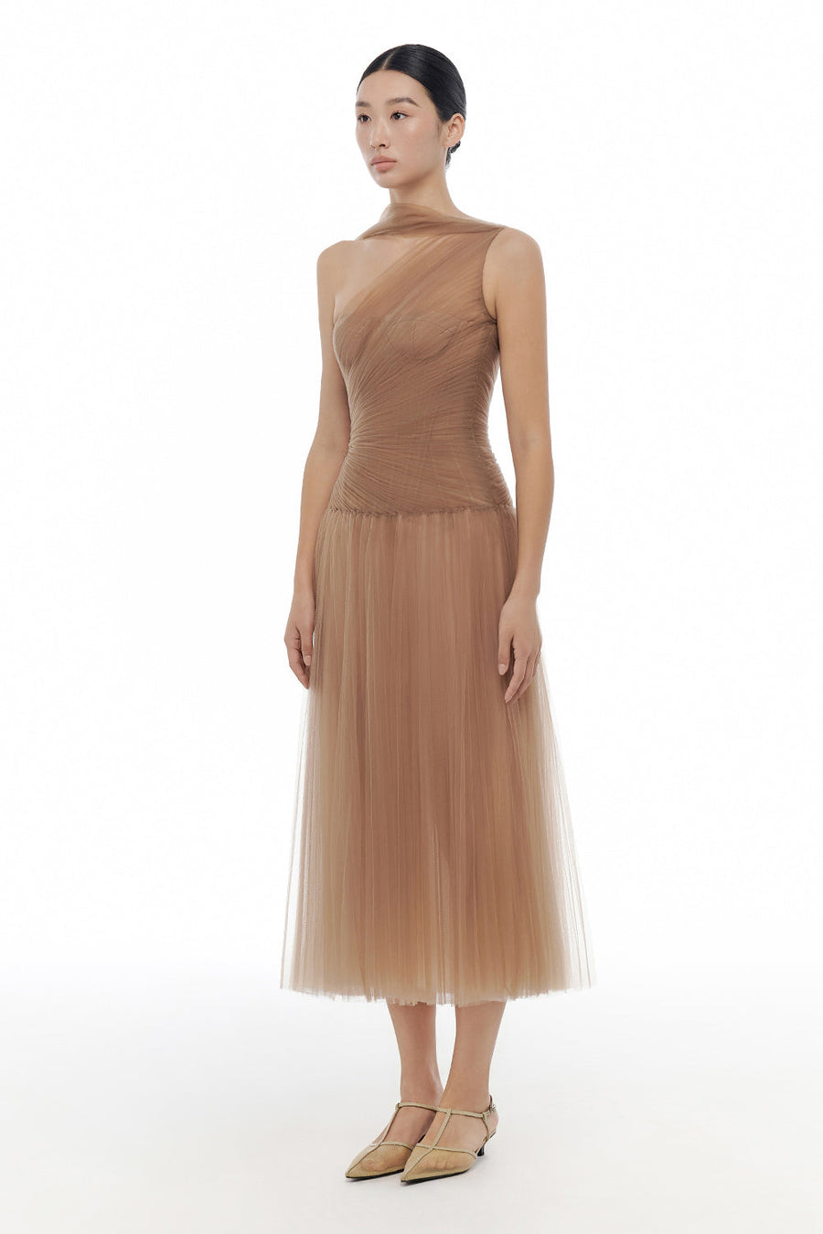 Draped Midi Dress 28