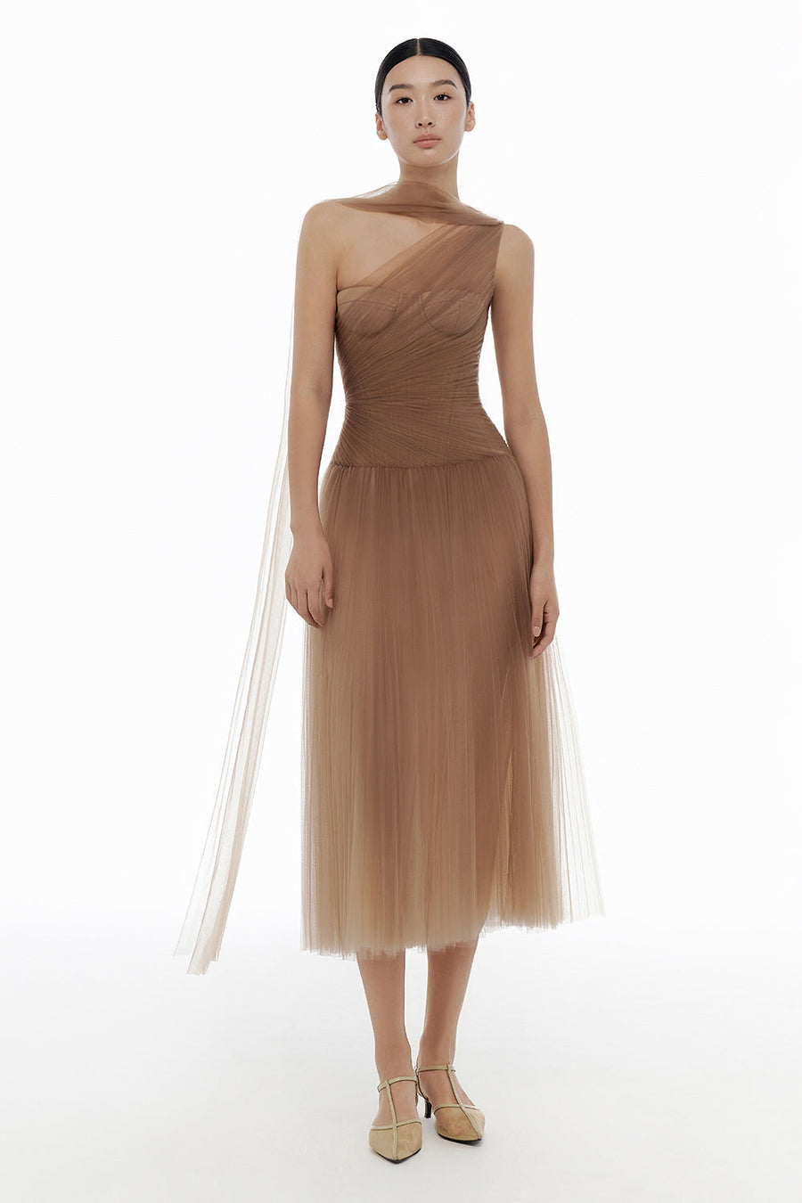 Draped Midi Dress 30