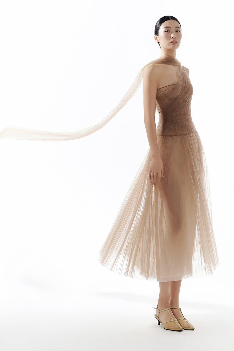 Draped Midi Dress 31