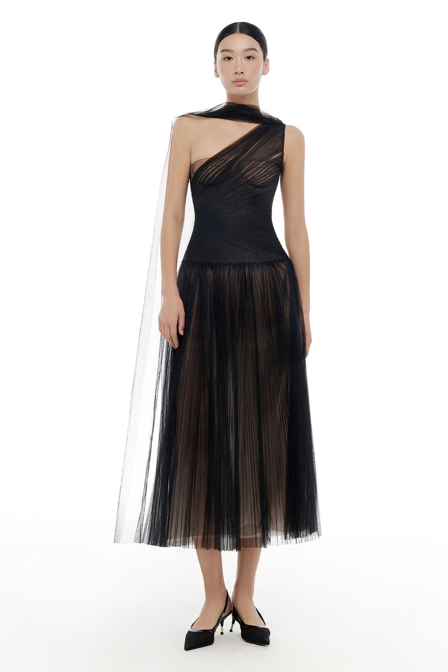 Draped Midi Dress 45