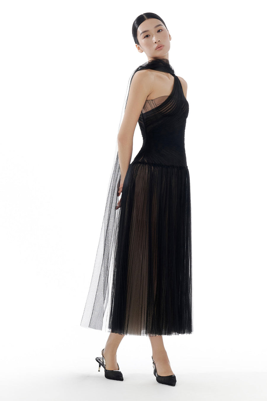 Draped Midi Dress 47