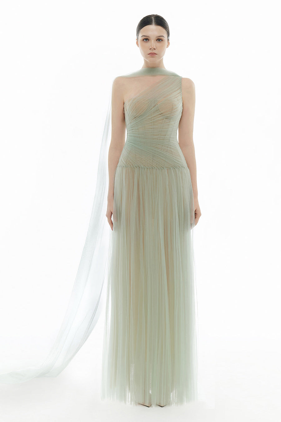 Draped Maxi Dress 14