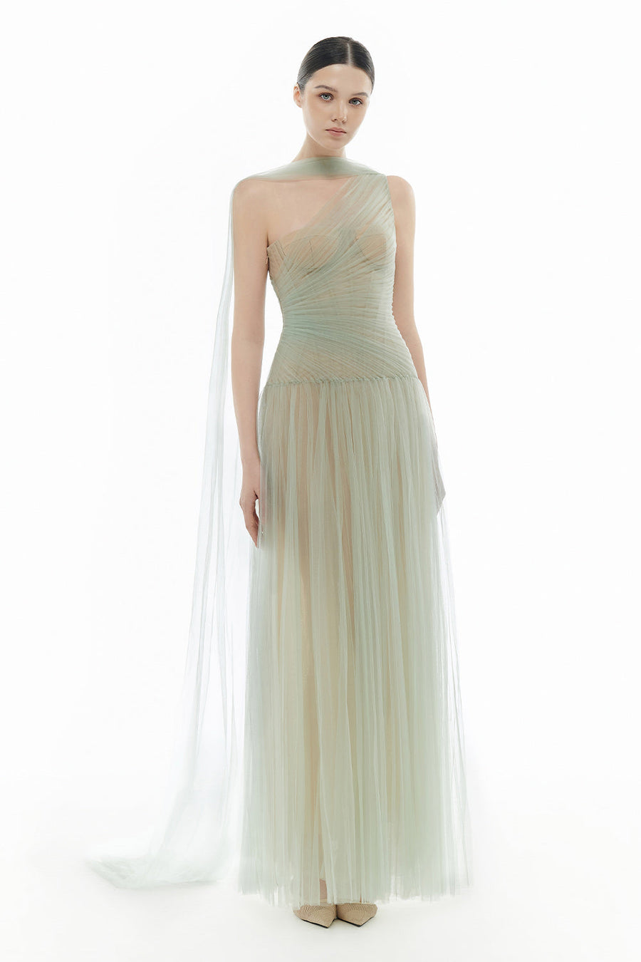Draped Maxi Dress 16