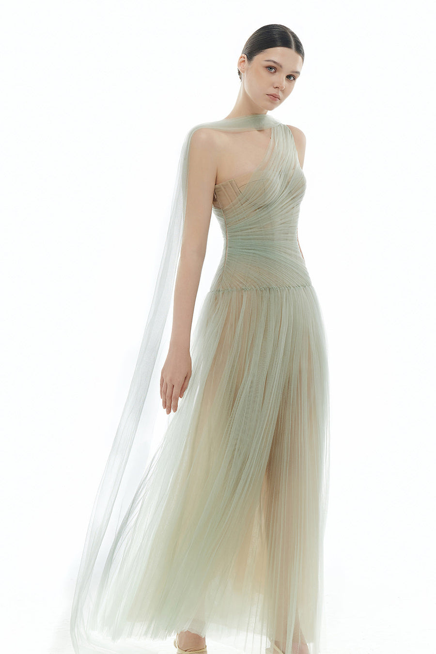 Draped Maxi Dress 13