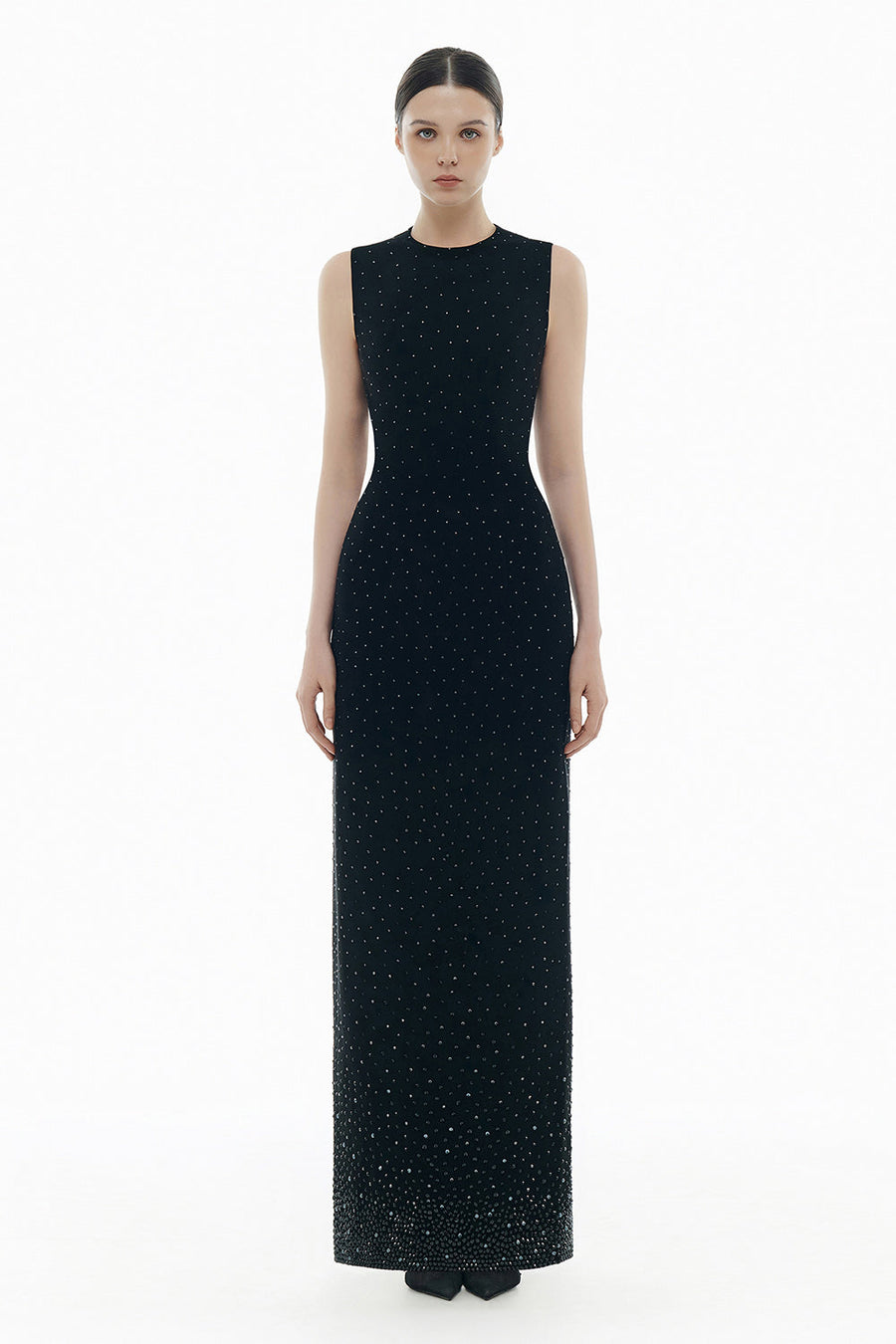 Crystal Beaded Maxi Dress 3
