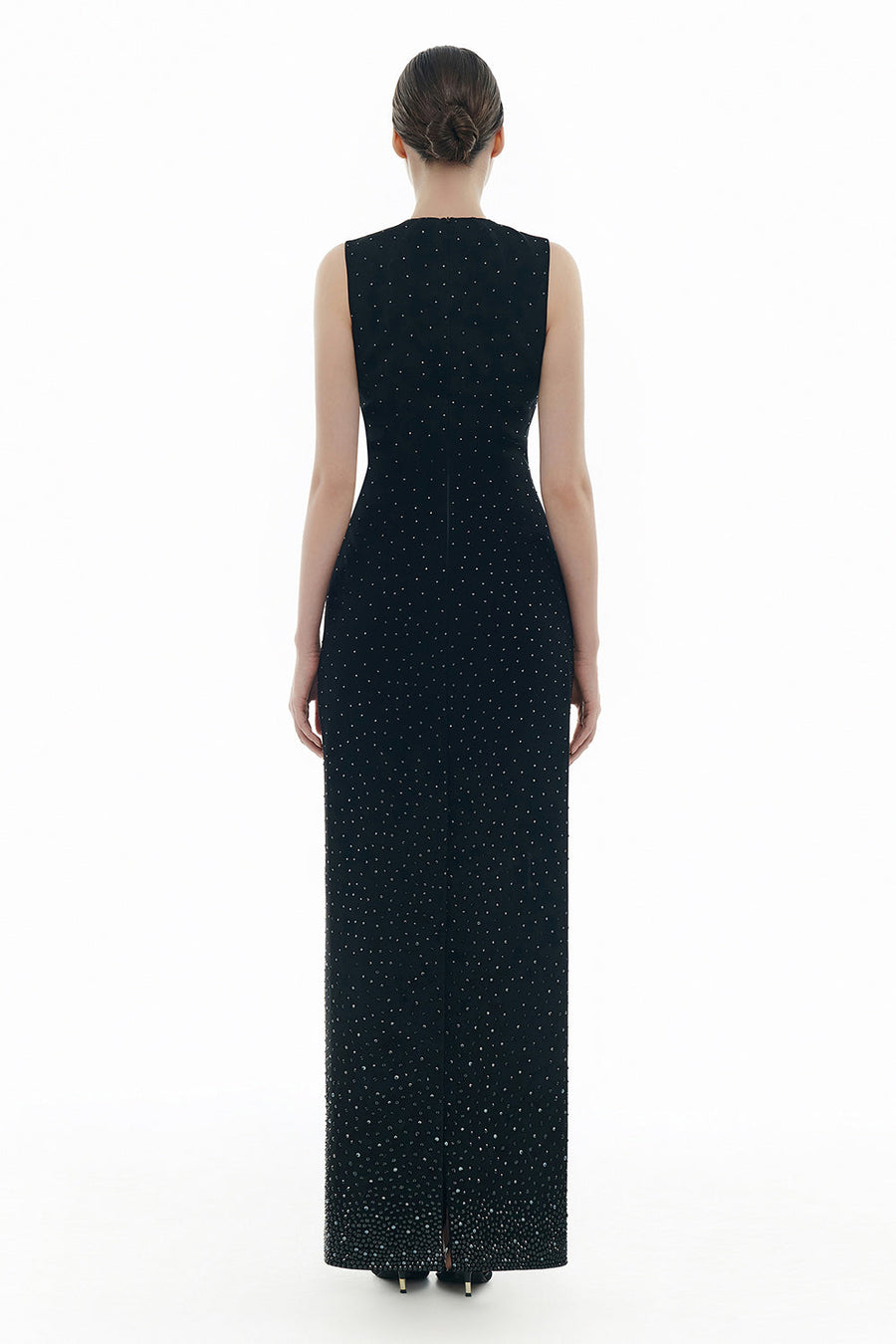 Crystal Beaded Maxi Dress 5