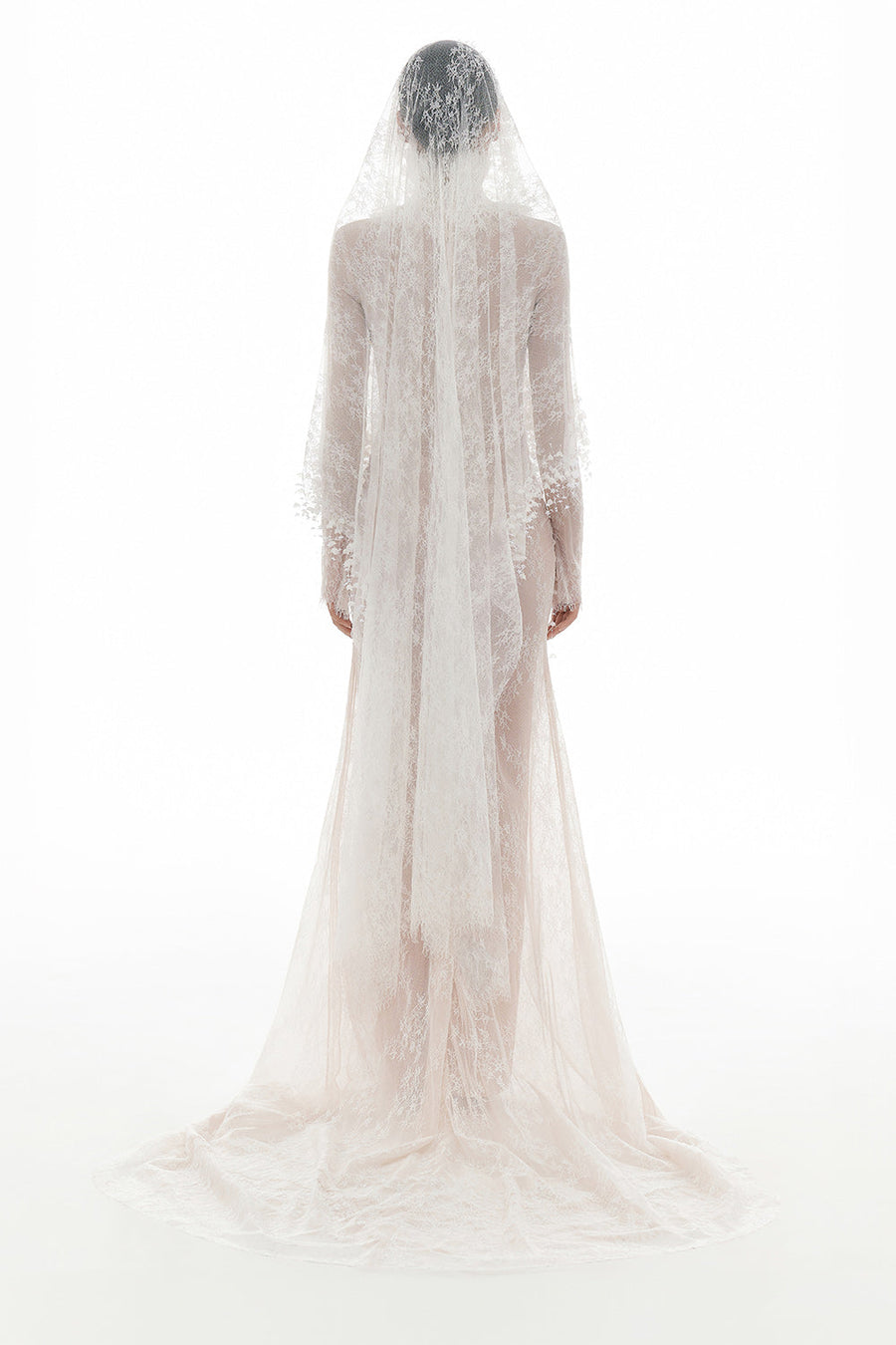 White Floral Lace Maxi Dress 19