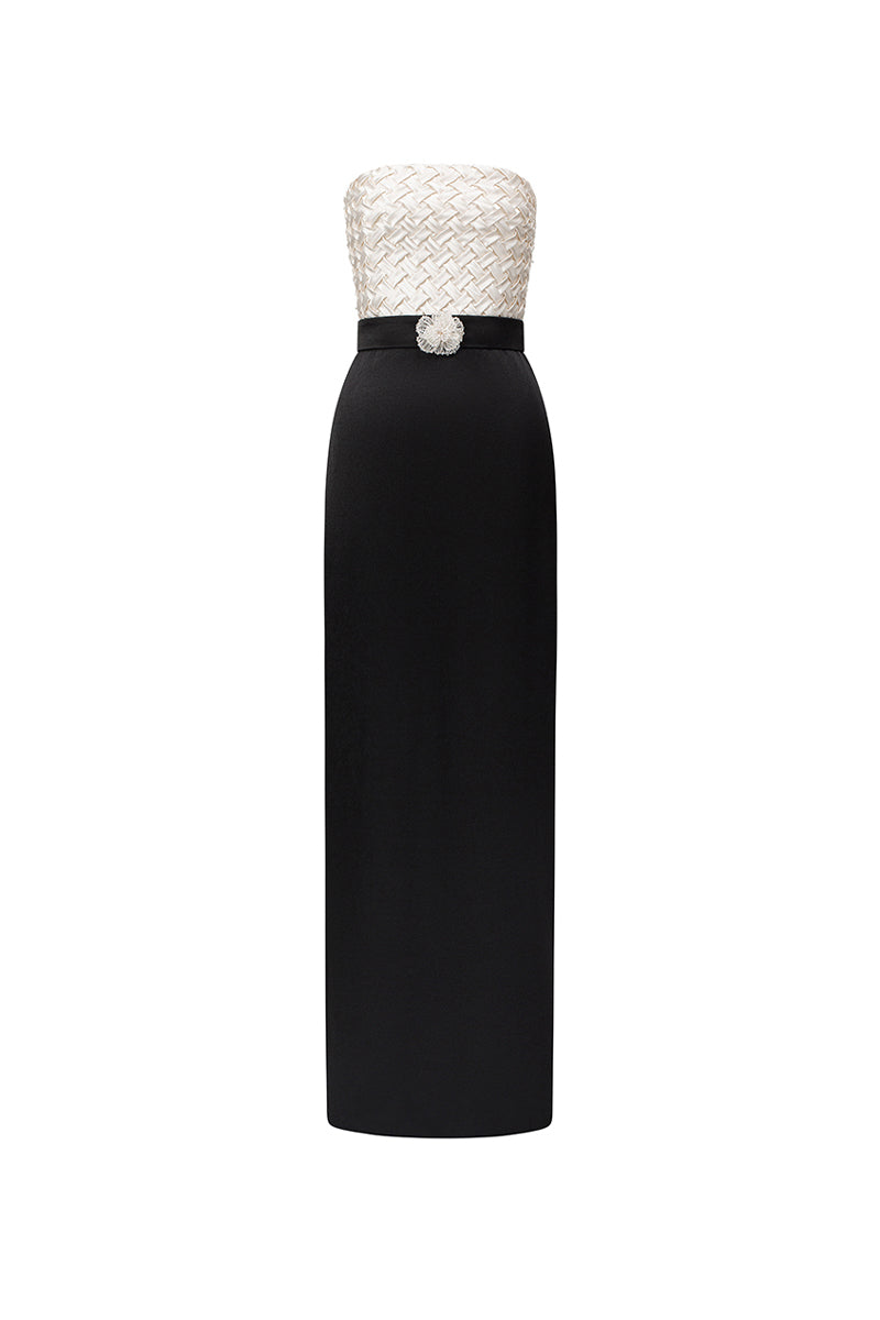 Morgan Scarf Crochet Maxi Dress 1