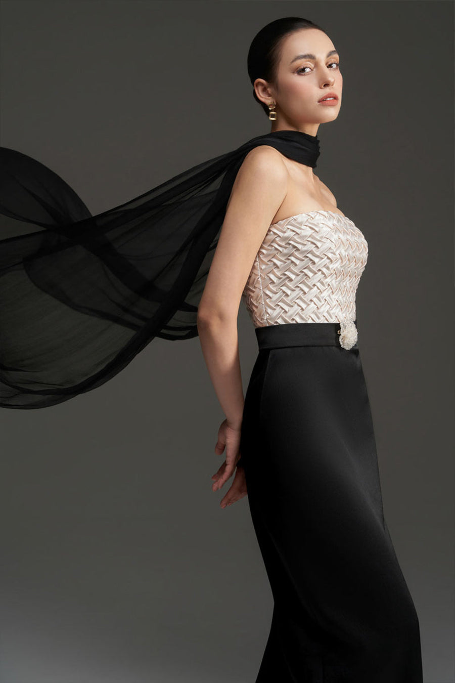 Morgan Scarf Crochet Maxi Dress 3