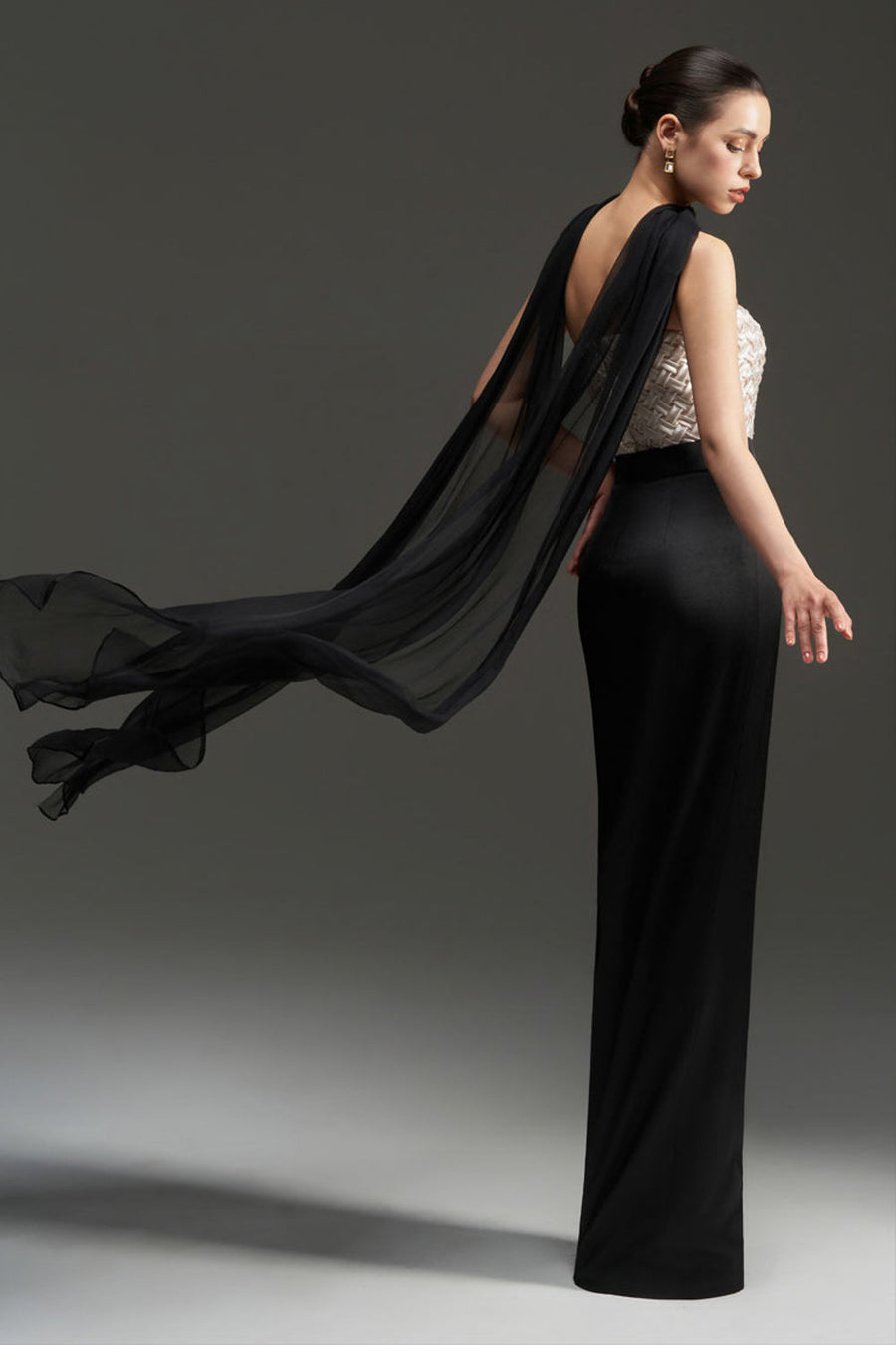 Morgan Scarf Crochet Maxi Dress 7