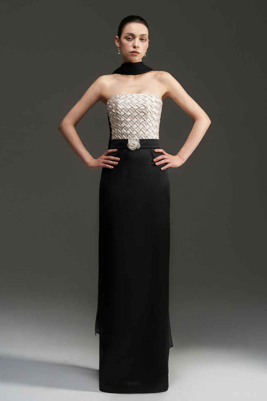 Morgan Scarf Crochet Maxi Dress 10