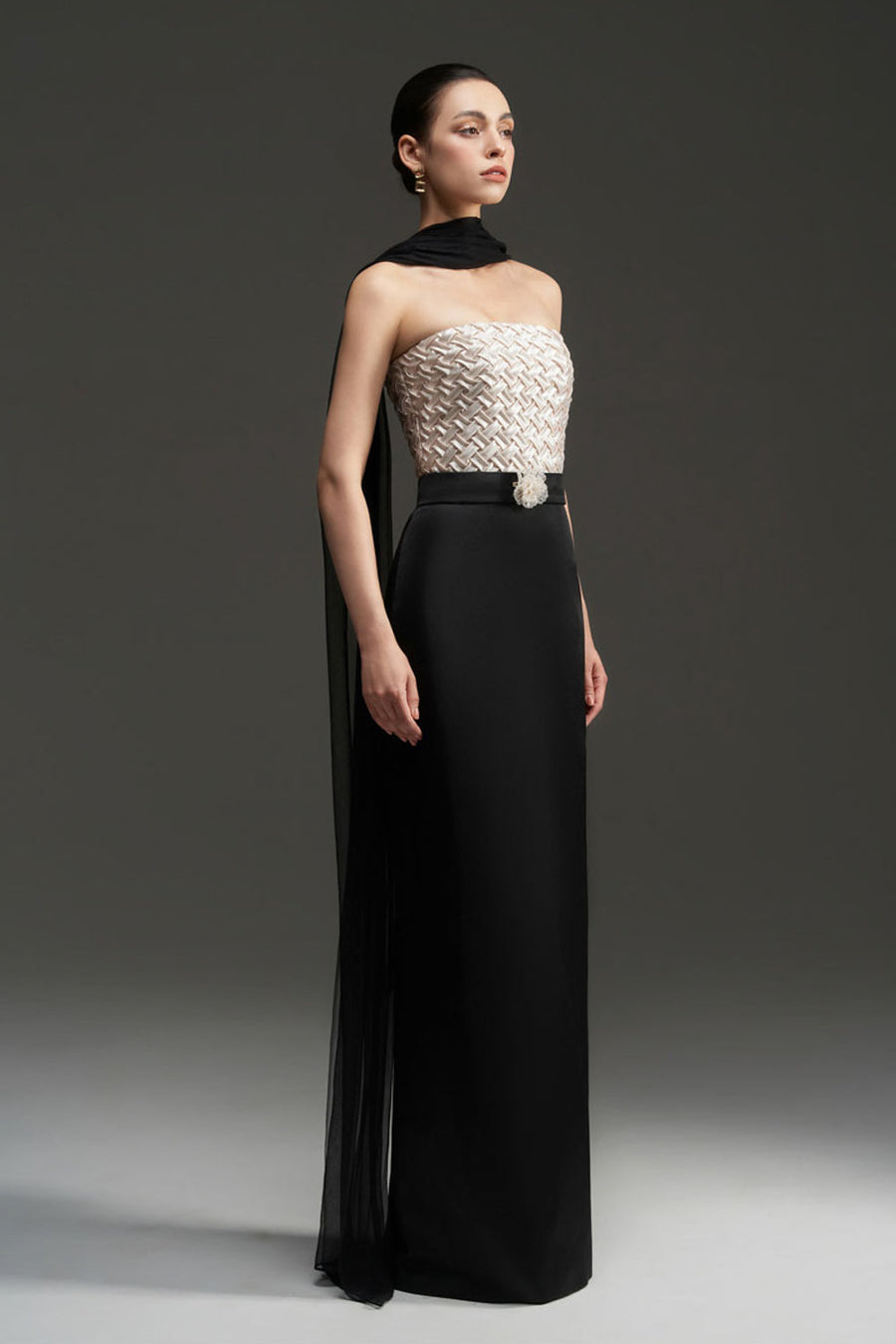 Morgan Scarf Crochet Maxi Dress 11