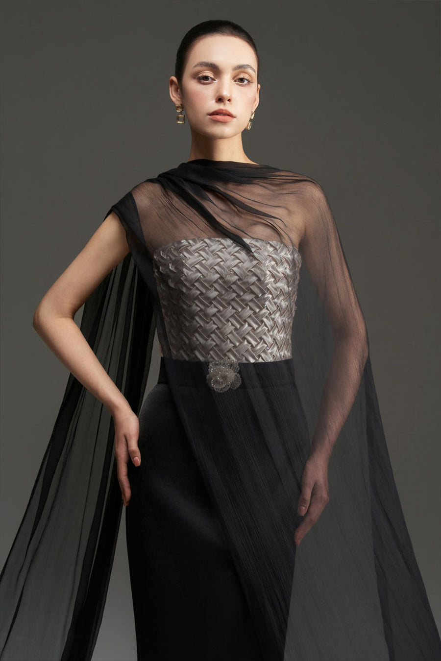 Morgan Scarf Crochet Maxi Dress 4