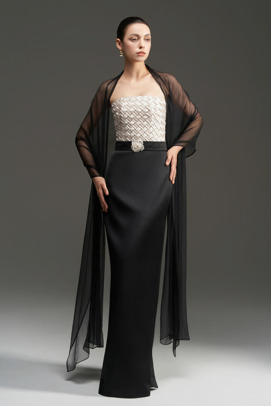 Morgan Scarf Crochet Maxi Dress 9