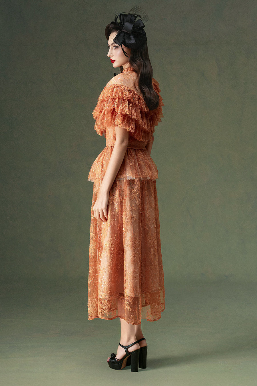 Muse A-line Gathering Skirt 4