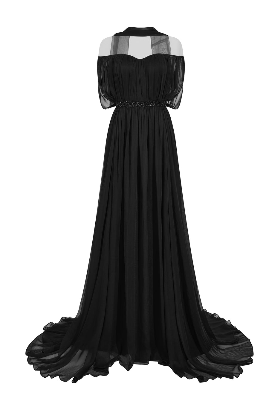 Muse Illusion Gathering Maxi Dress 1