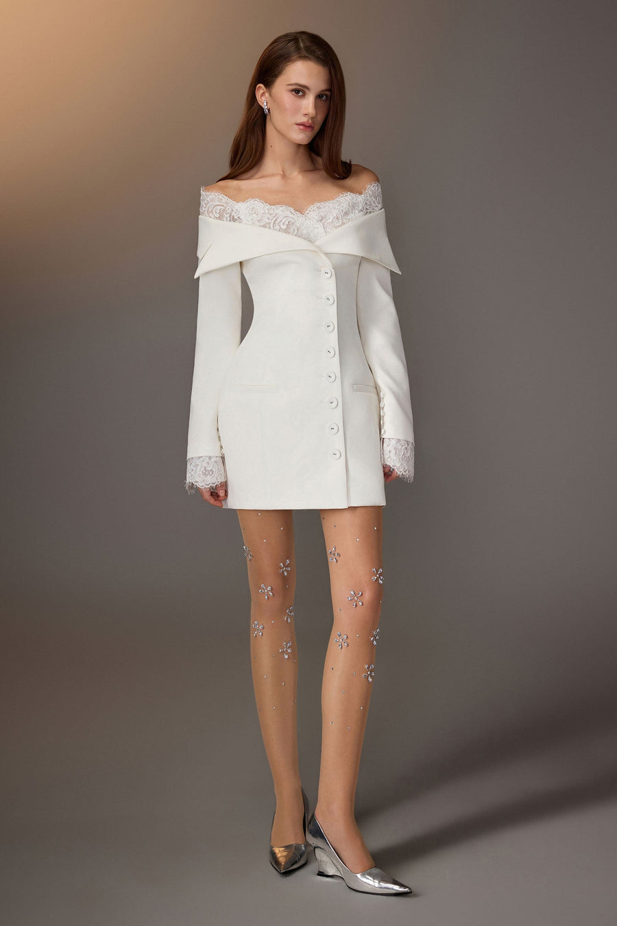 Naya Off-Shoulder Mini Dress 1