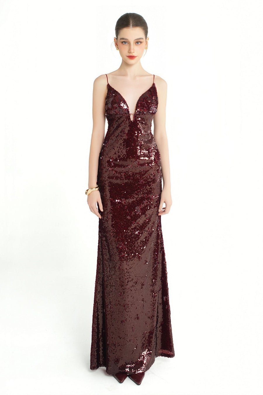 Night Fall Sequin Maxi Dress 1