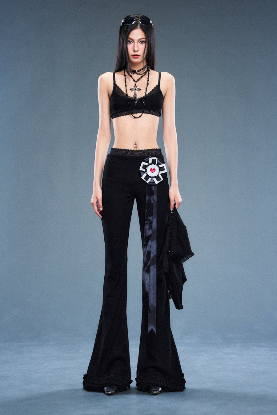 Nikita Straight Ruffle Pants 5