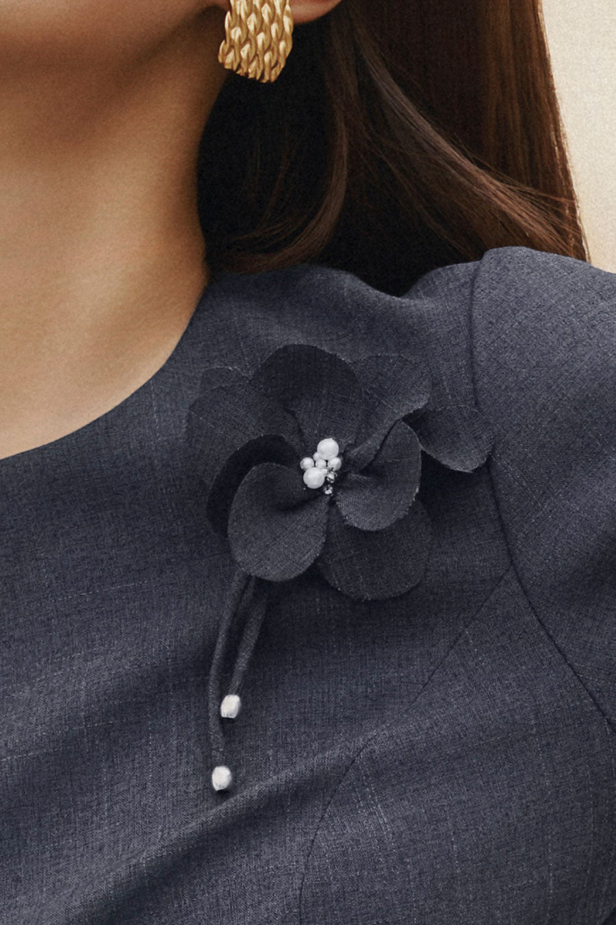 Cuon Floral Brooch 10