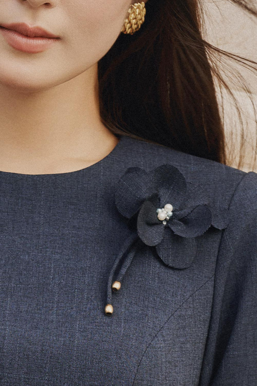 Cuon Floral Brooch 14