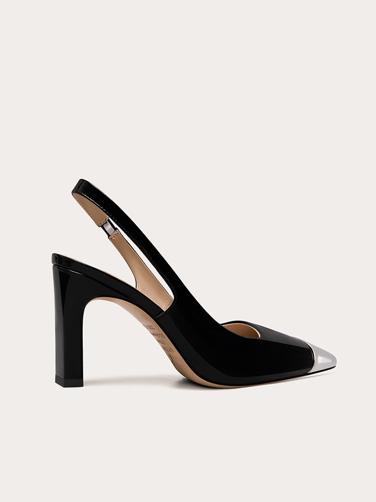 Lily Wei Metal Head Park Caiying High Heels Commuter Sexy Sandals 2025 New Single Shoes Large Size 41-43 RESSALINA