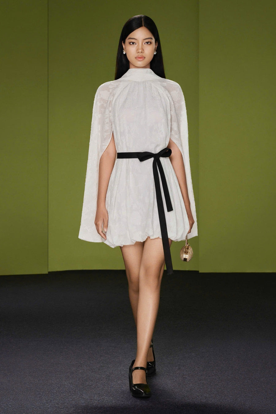 Orliane Cape Sleeve Mini Dress 1