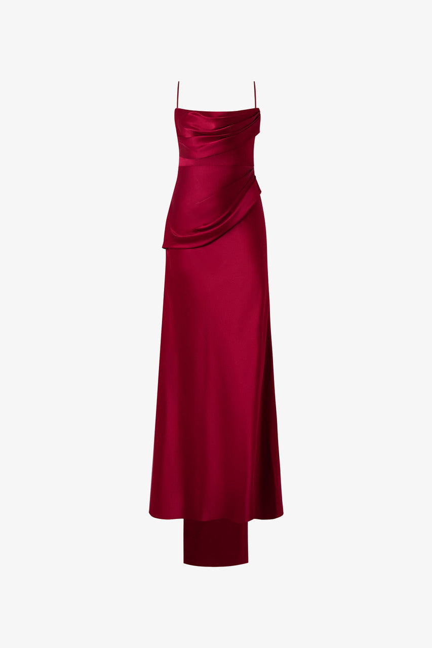 Head-turner Embellished Silk Maxi Dress 1