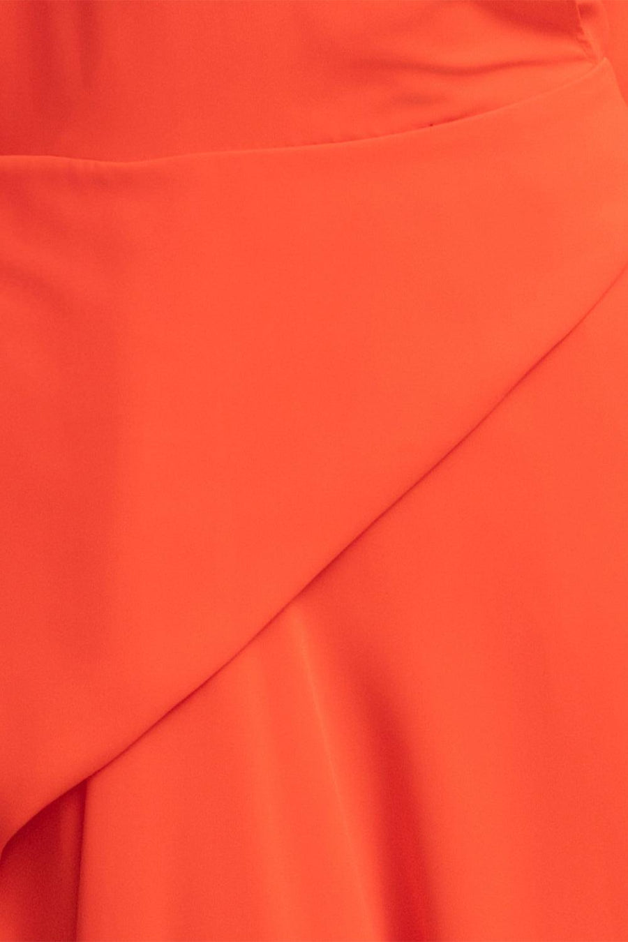 Sloane Asymmetric Side Pleated Silk Midi Dress 7