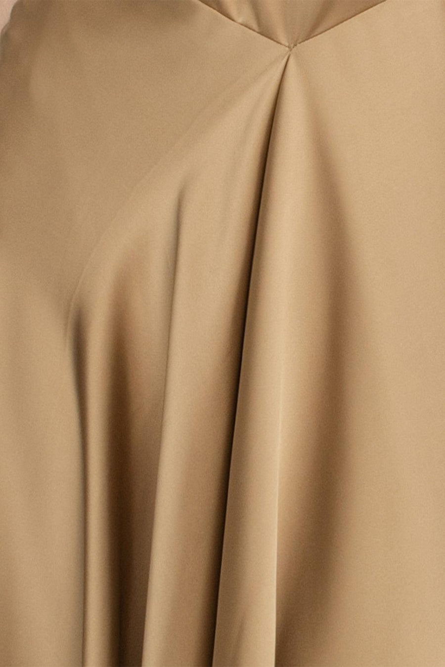 Aurora A-line Draped Silk Midi Dress 5