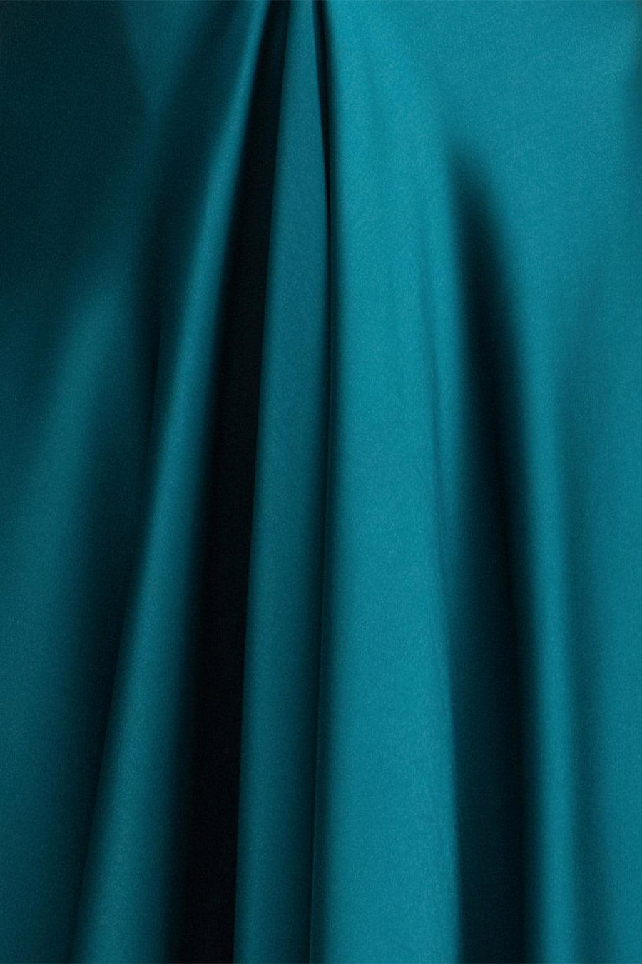 Aurora A-line Draped Silk Midi Dress 11